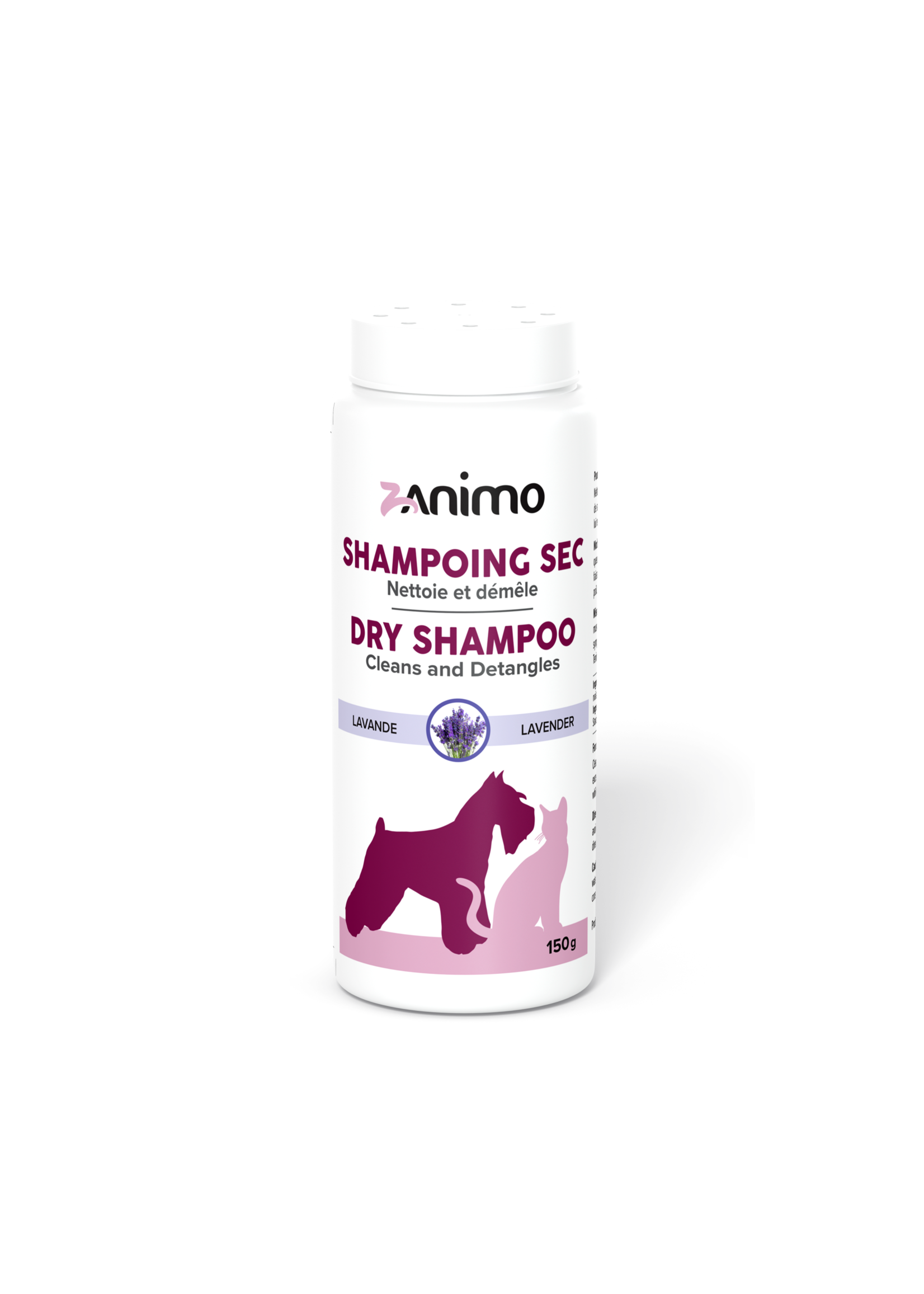 ZANIMO ZANIMO SHAMPOING SEC DÉGRAISSANT LAVANDE 120 G