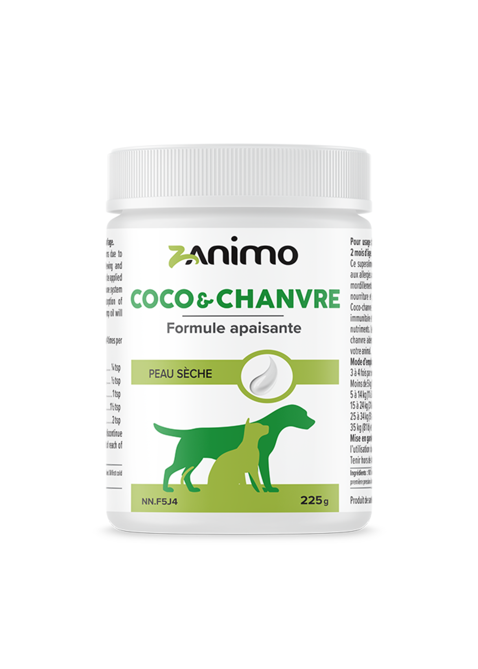 ZANIMO ZANIMO HUILE COCO ET CHANVRE 225ML
