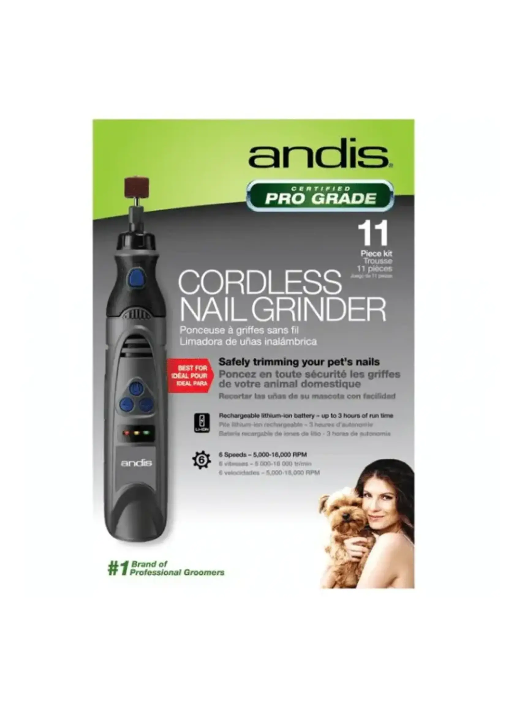 ANDIS PONCEUSE A GRIFFES SANS FILS