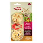 LIVING WORLD LIVING WORLD RÉGAL EN ROND POMME/BANANE/ORANGE 68 G PQT 2