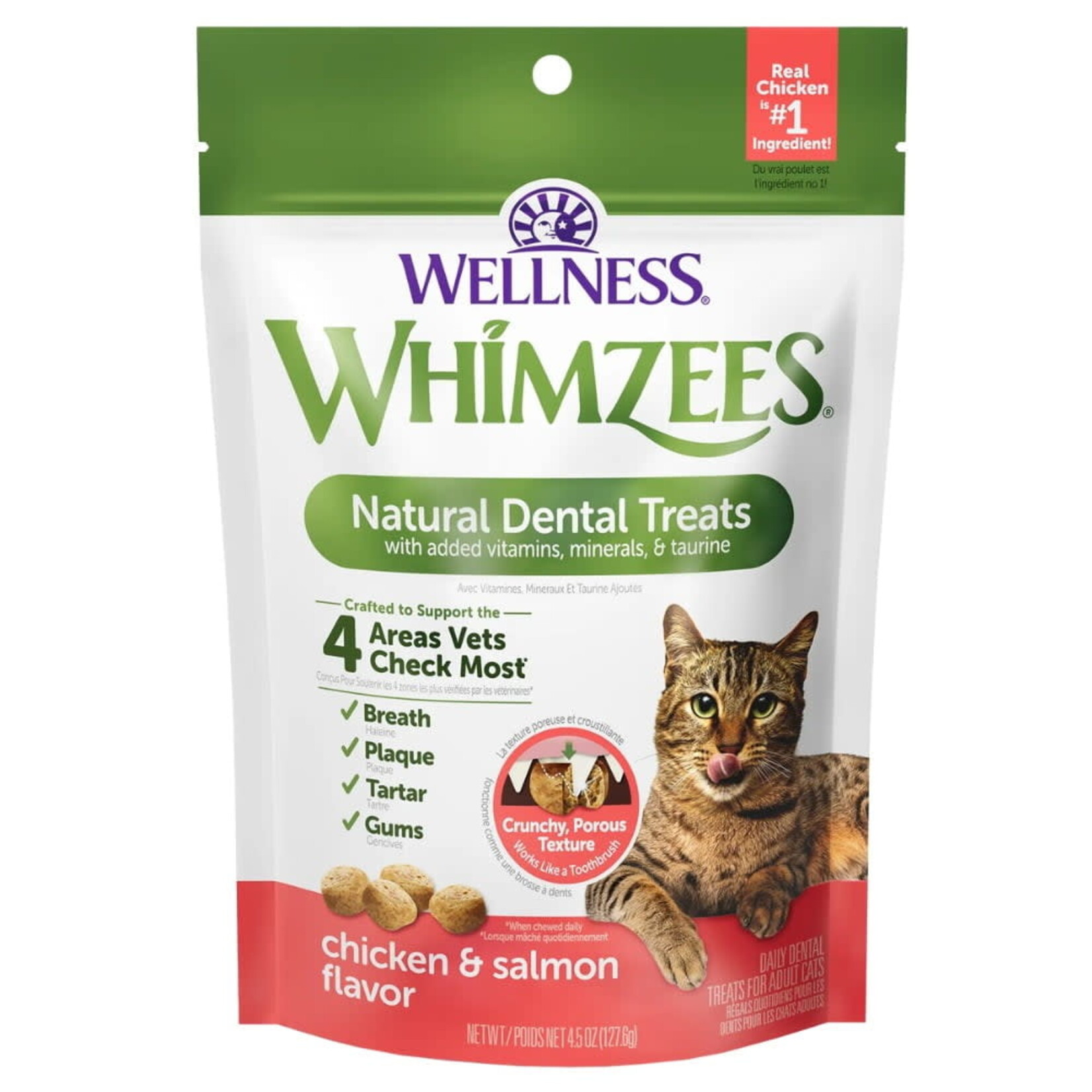 WHIMZEES WHIMZEES CHAT - POULET SAUMON 2 OZ