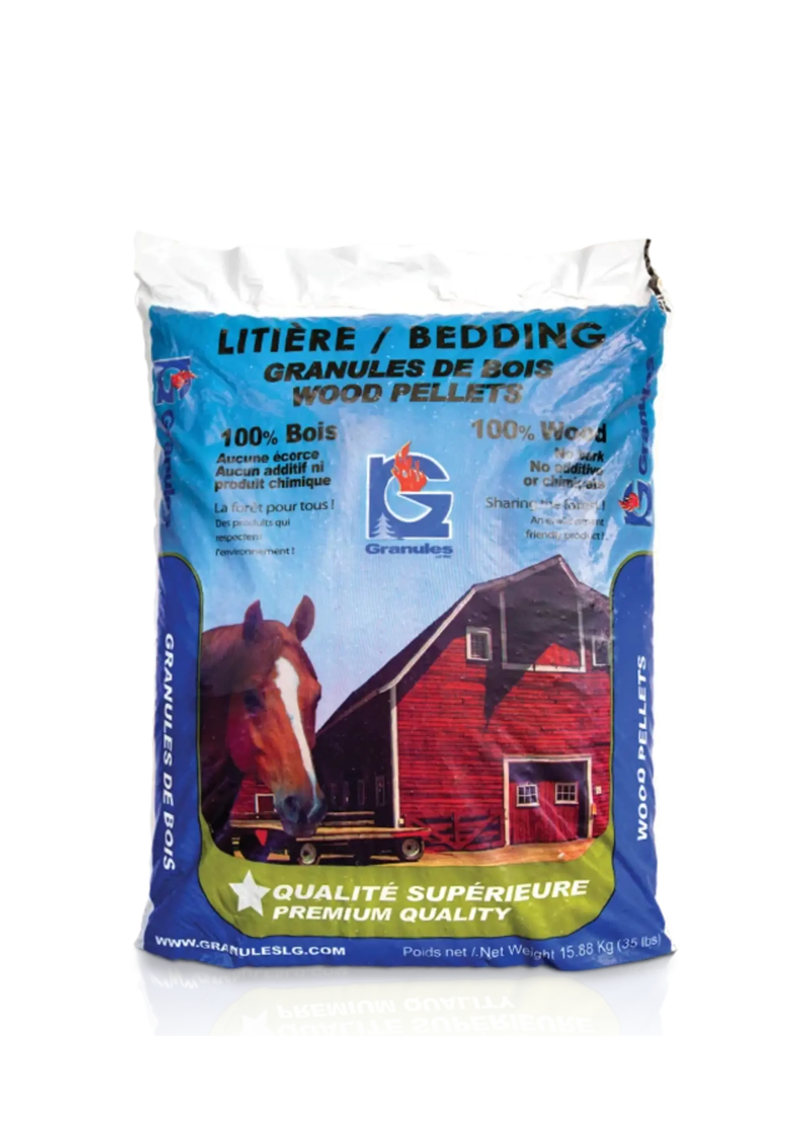 LITIERE DE BOIS MOU 15.9 KG