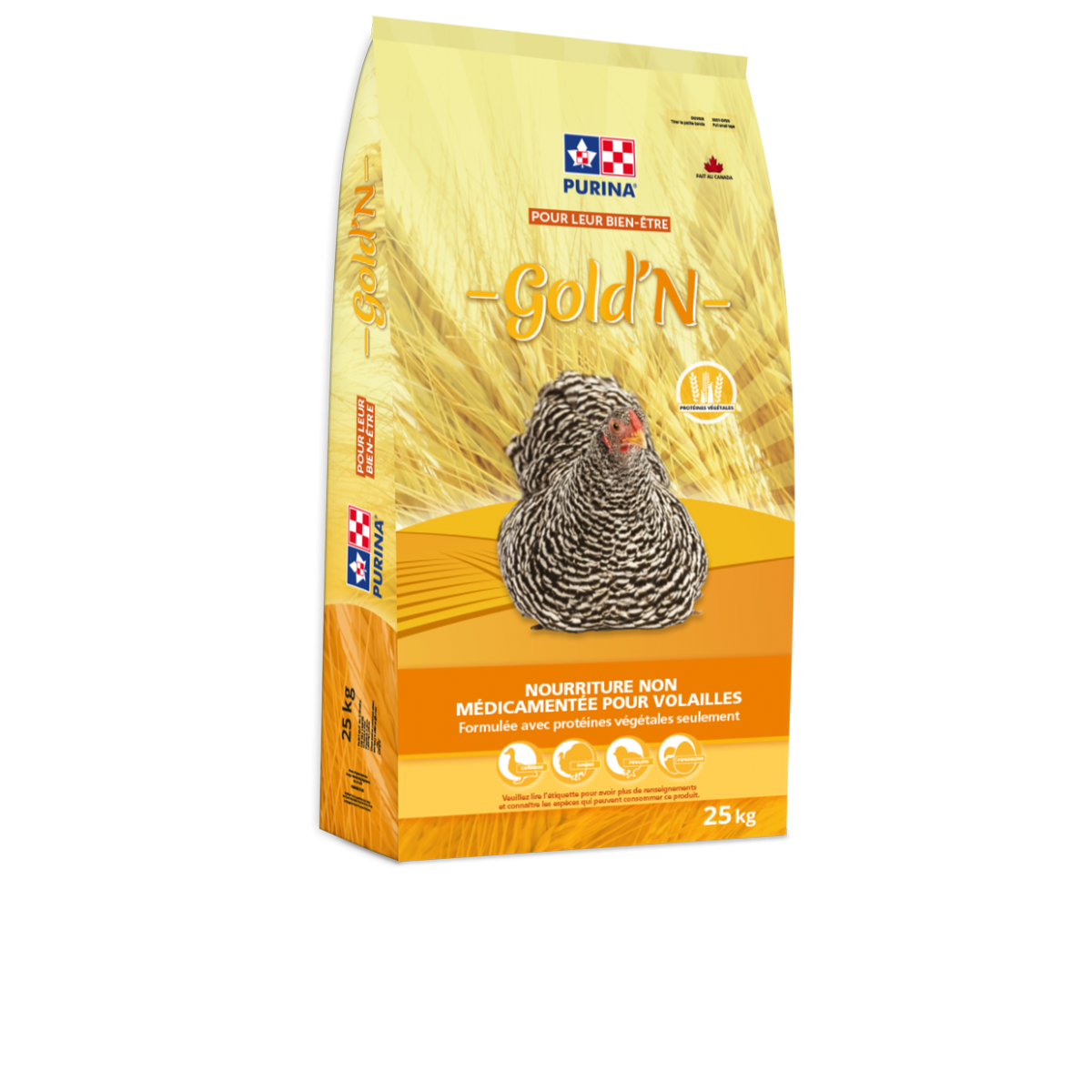 Plu Moisson PURINA MOISSON CROIS. CONCASSE 5 KG - Distribution Gilles St-Jean Inc