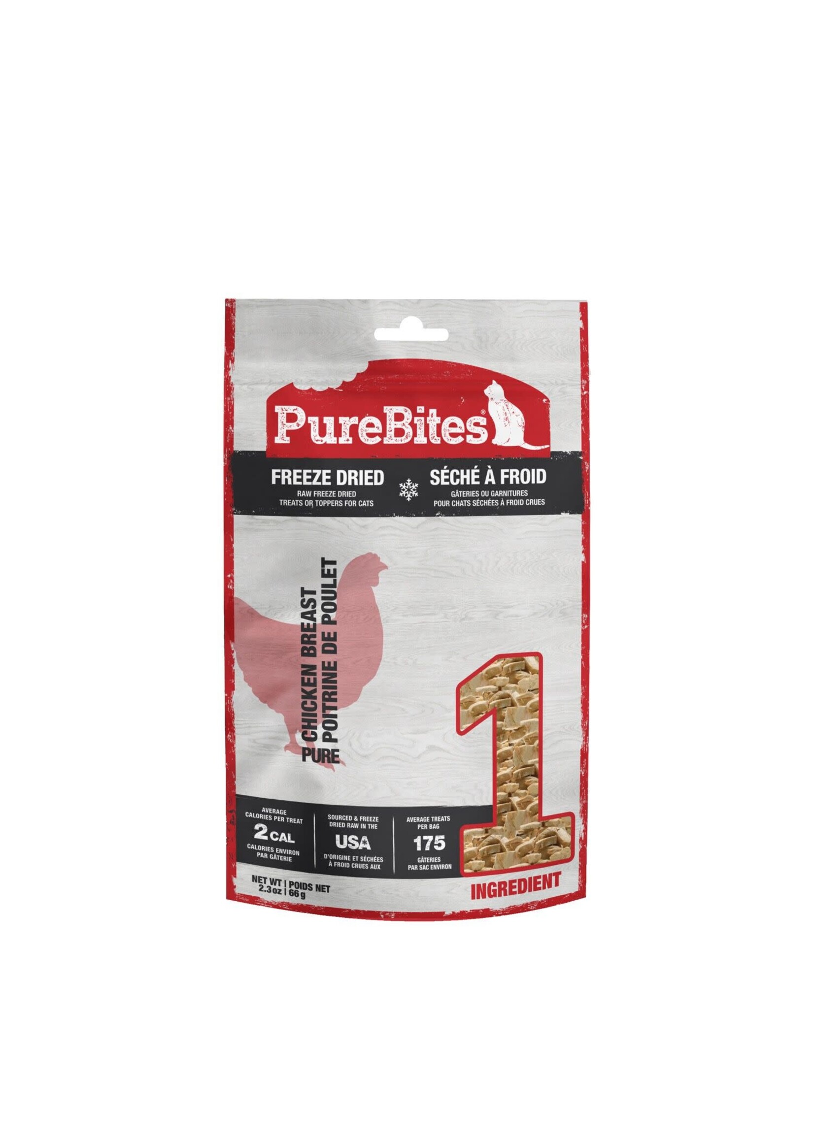 PUREBITES PUREBITES GATERIE POUR CHAT POITRINE DE POULET 31G
