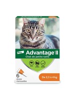 ADVANTAGE 11 ADVANTAGE II CHAT 6 DOSES 2.3-4 KG