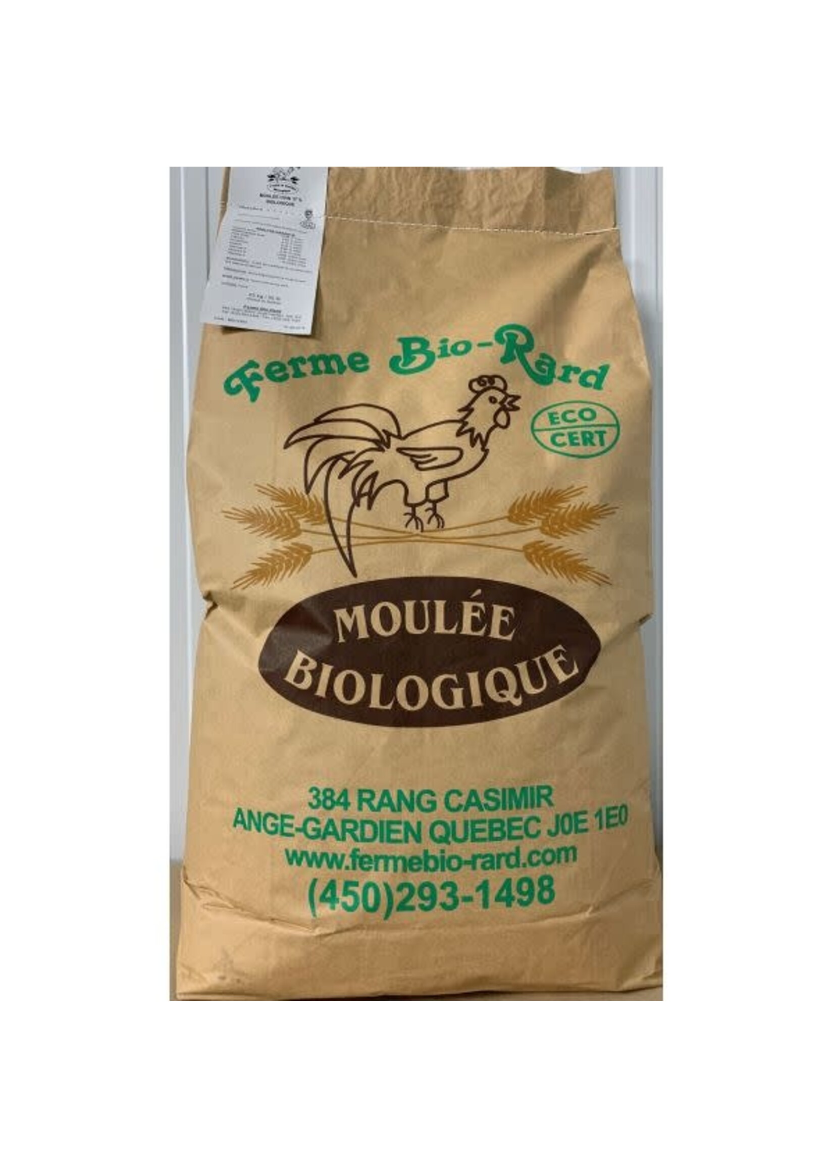 BIO-RARD POULET FINITION CROISSANCE BIOLOGIQUE 16.5% 25KG