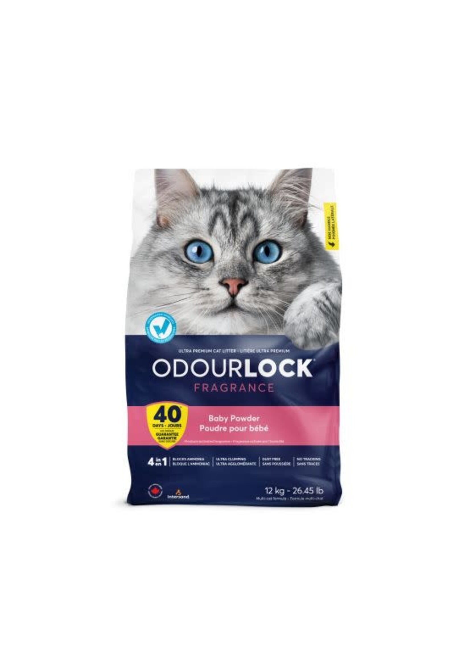 INTERSAND INTERSAND LITIERE ODOUR LOCK POUDRE BEBE 12 KG