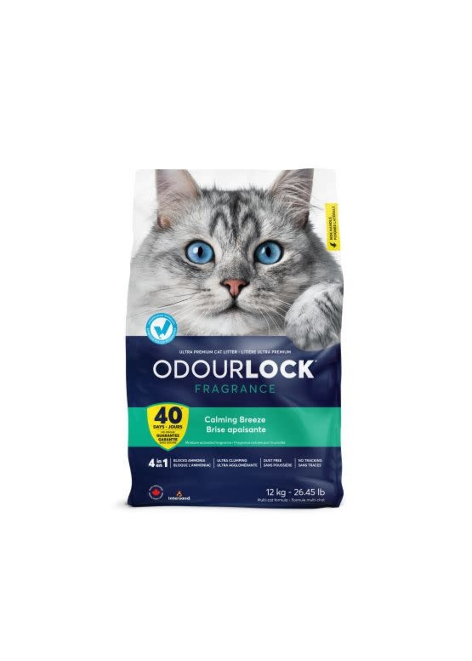 INTERSAND INTERSAND LITIERE ODOUR LOCK BRISE APAISANTE 12 KG