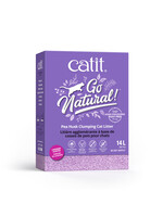 CATIT CATIT LITIERE AGGLOMERANTE COSSES POIS LAVANDE  5.6KG