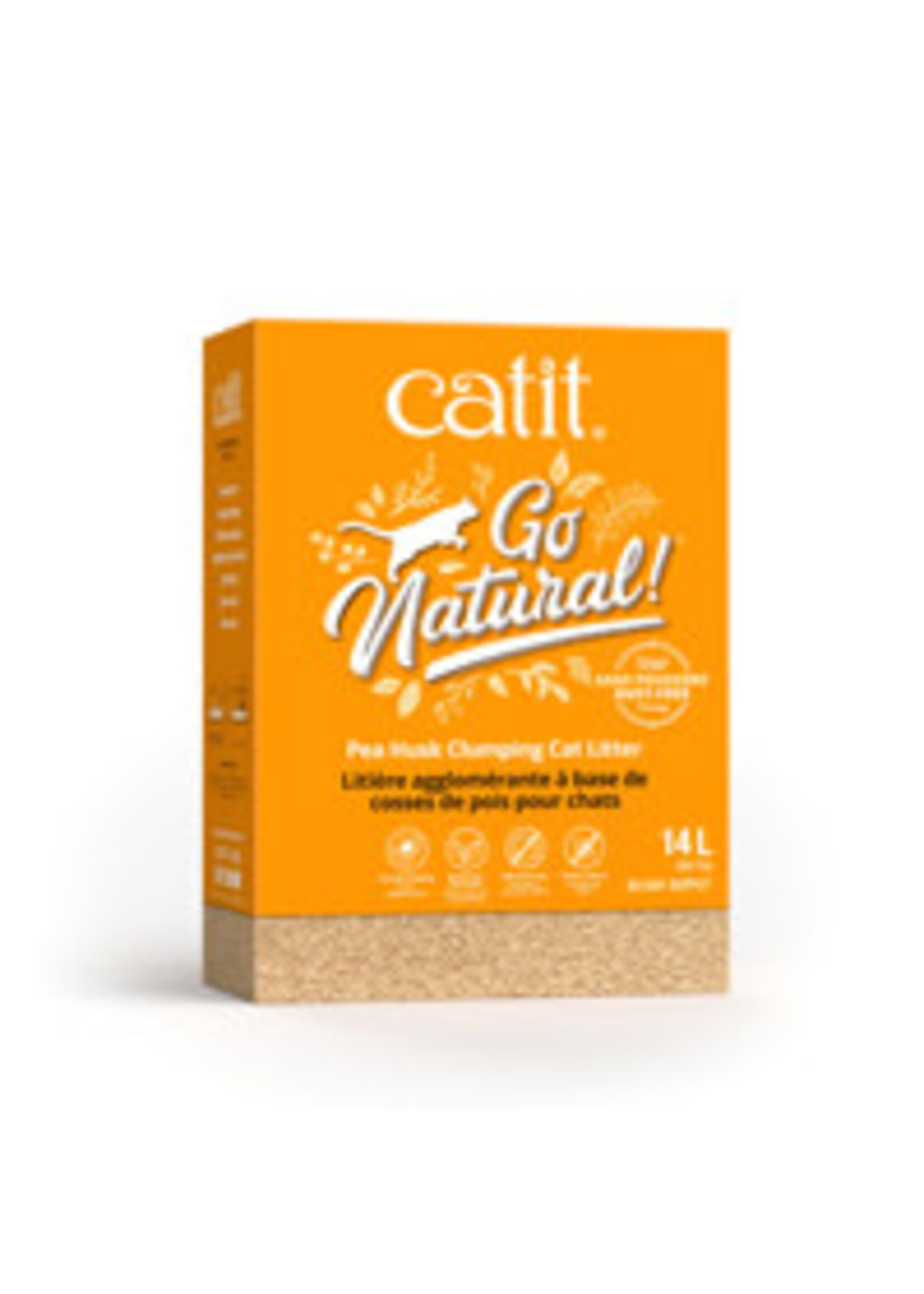 CATIT CATIT LITIERE AGGLOMERANTE COSSES POIS VANILLE 5.6 KG