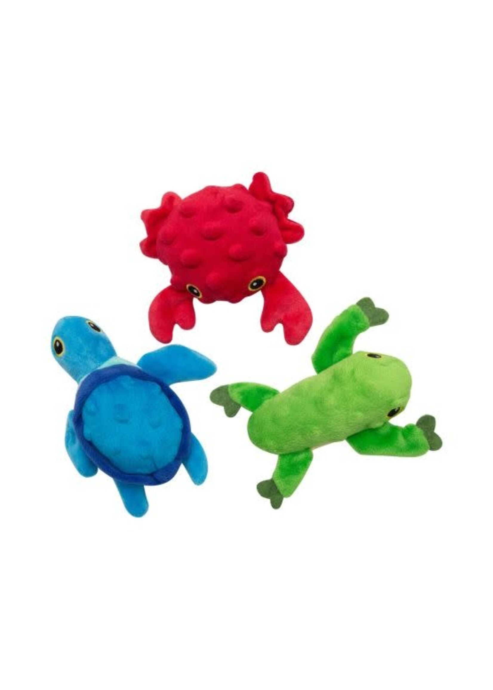 SNUGAROOZ JOUET POUR CHIEN TROIS AMI DE L OCEAN 3''