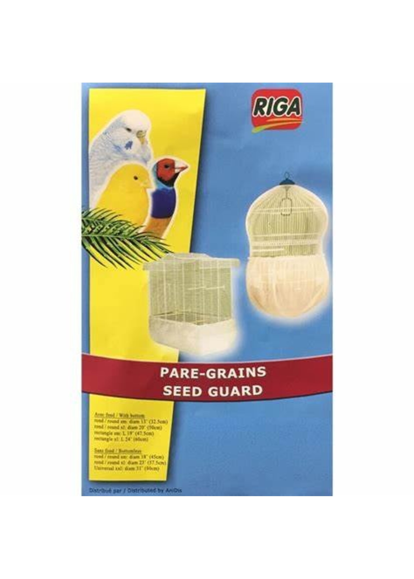 RIGA RIGA PARE-GRAINS RECTANGLE XL 24"BLANC