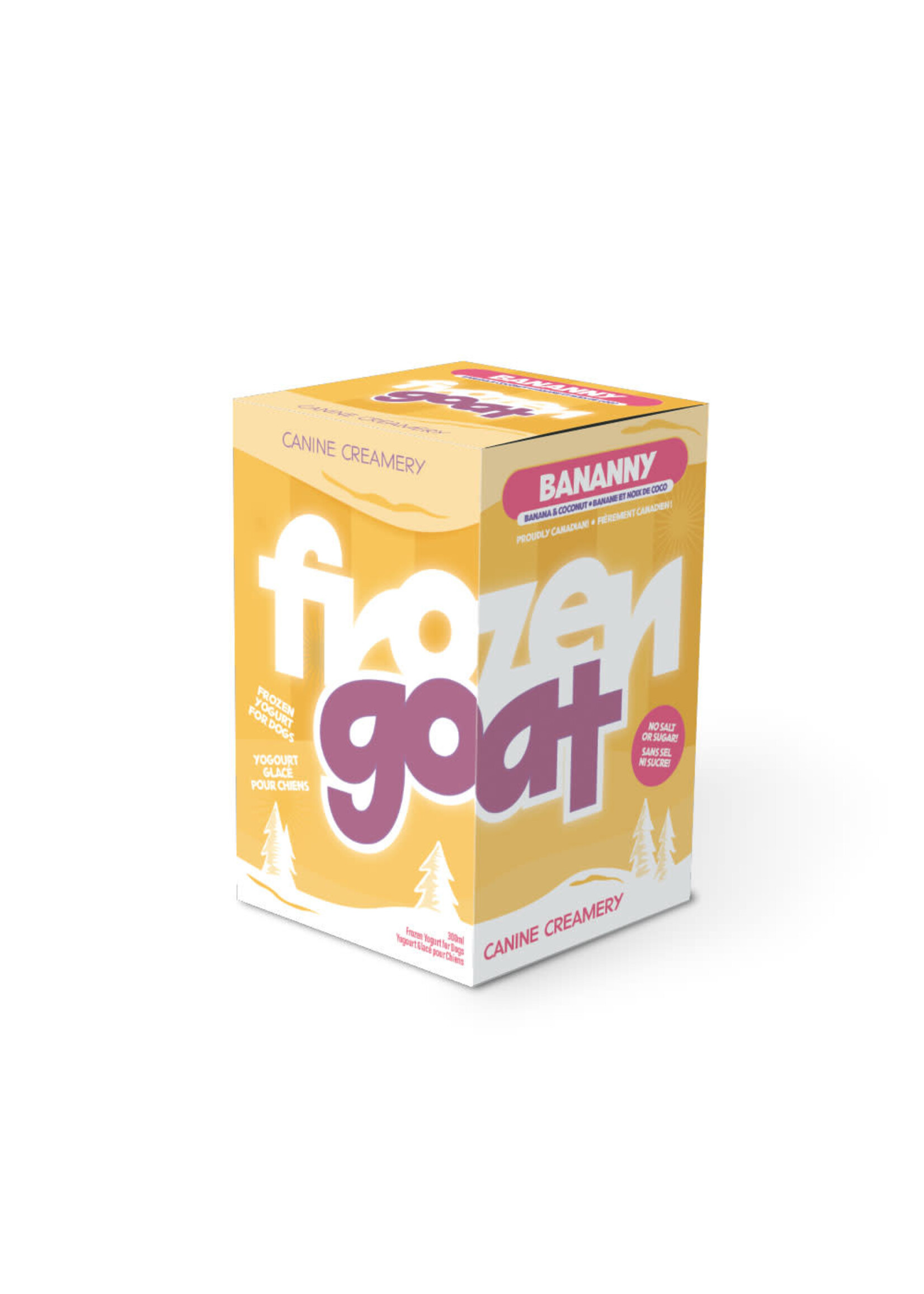BIG COUNTRY RAW BCR YOGOURT GLACE BANANE ET NOIX DE COCO 300 ML