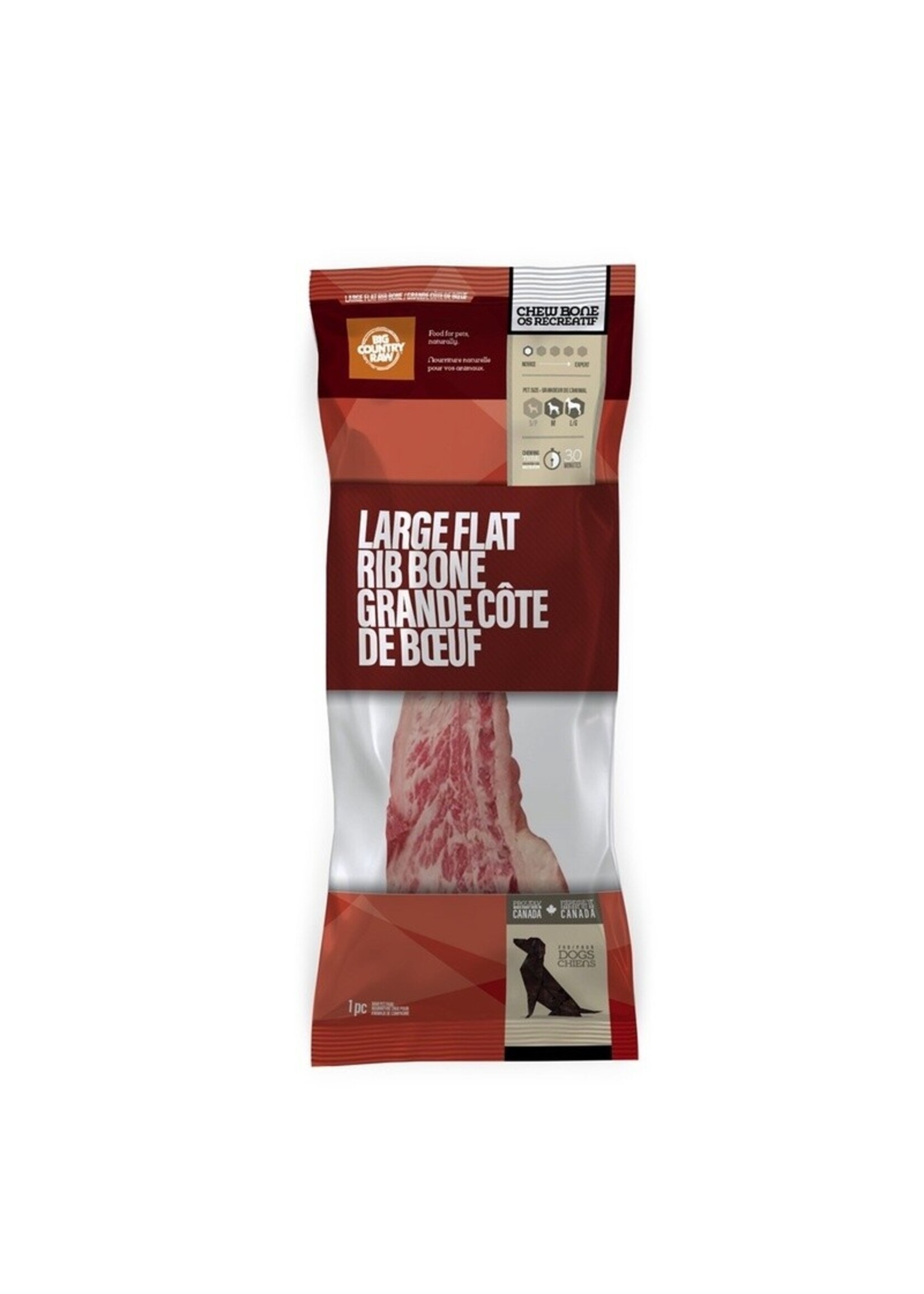 BIG COUNTRY RAW BCR COTE DE BOEUF MEDIUM/LARGE PQT4