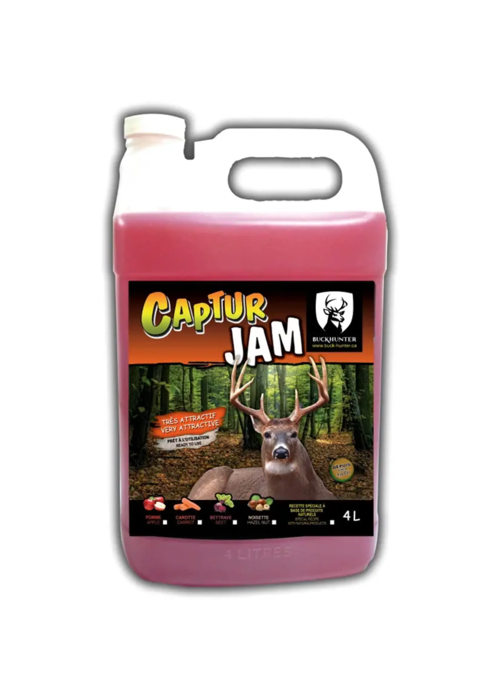 BUCK HUNTER BUCK HUNTER CAPTURE JAM BETTERAVE 4 L CHEVREUIL