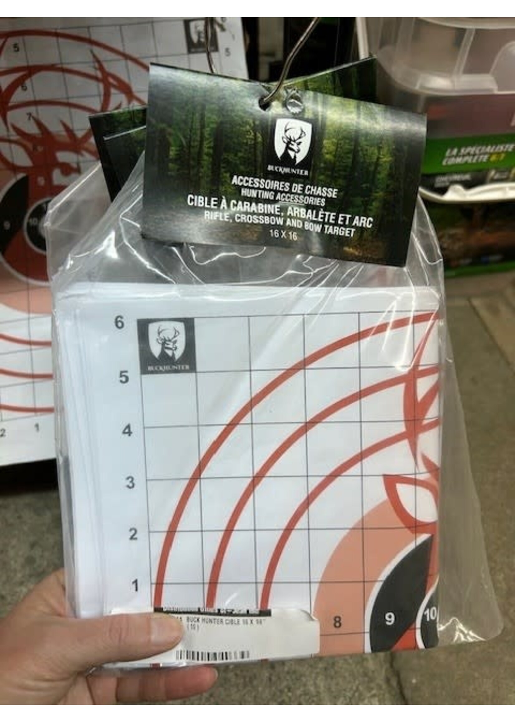 BUCK HUNTER BUCK HUNTER CIBLE 16 X 16'' ( 10 )