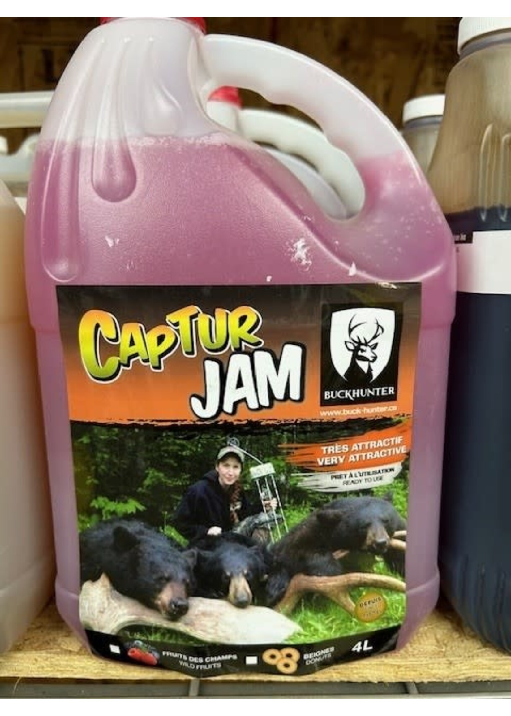 BUCK HUNTER BUCK HUNTER JAM CAPTUR FRUITS OURS 4L