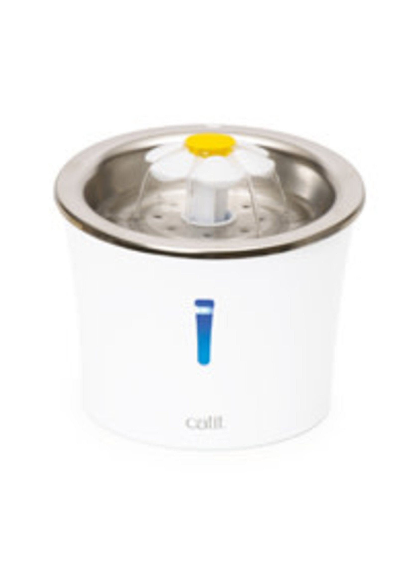 CATIT CATIT ABREUVOIR AVEC FLEUR DESSUS EN ACIER INOXYDABLE 3 L