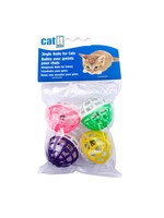CATIT CATIT JOUET BALLES AVEC CLOCHES PQT 4
