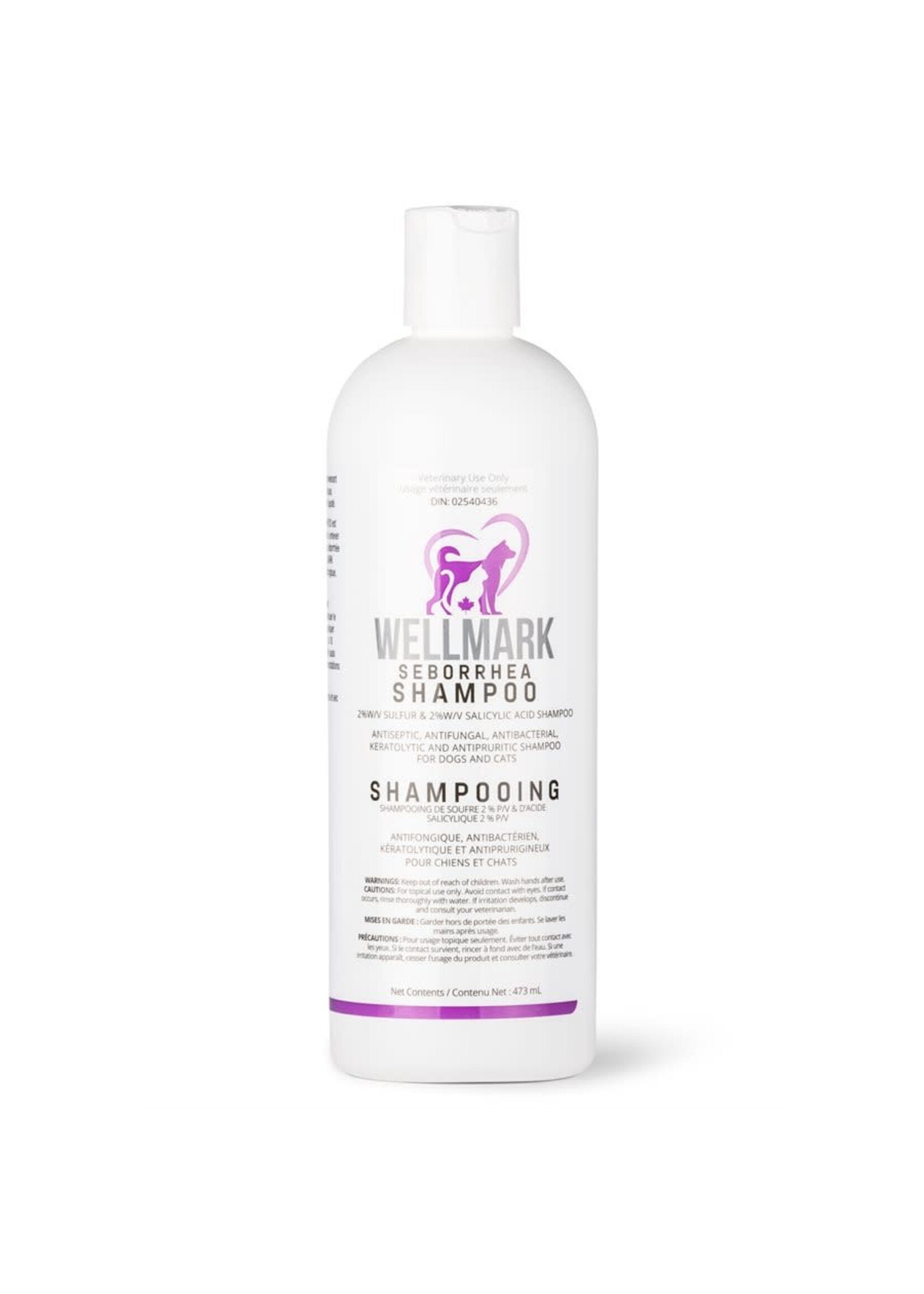 WELLMARK WELLMARK SHAMPOING POUR LA SEBORRHEE 473ML