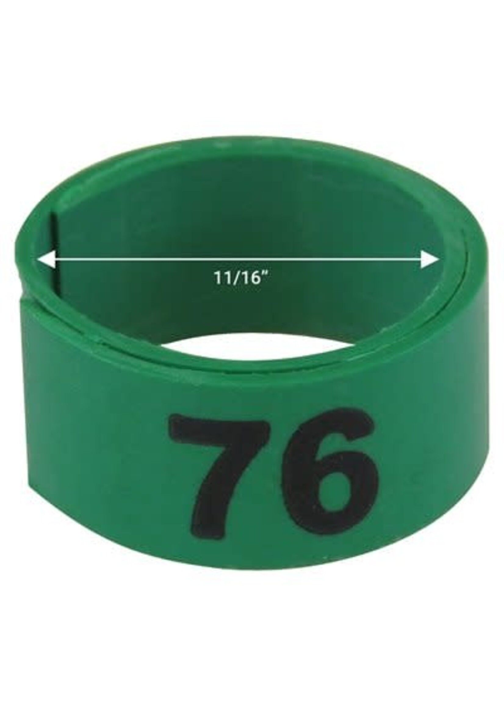 RANCH CUNICOLE BAGUE POULE A NUMERO 11/16''