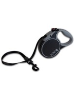 KONG KONG LAISSE RETRACTABLE RUBAN LARGE GRIS 5M JUSQU'A 50KG