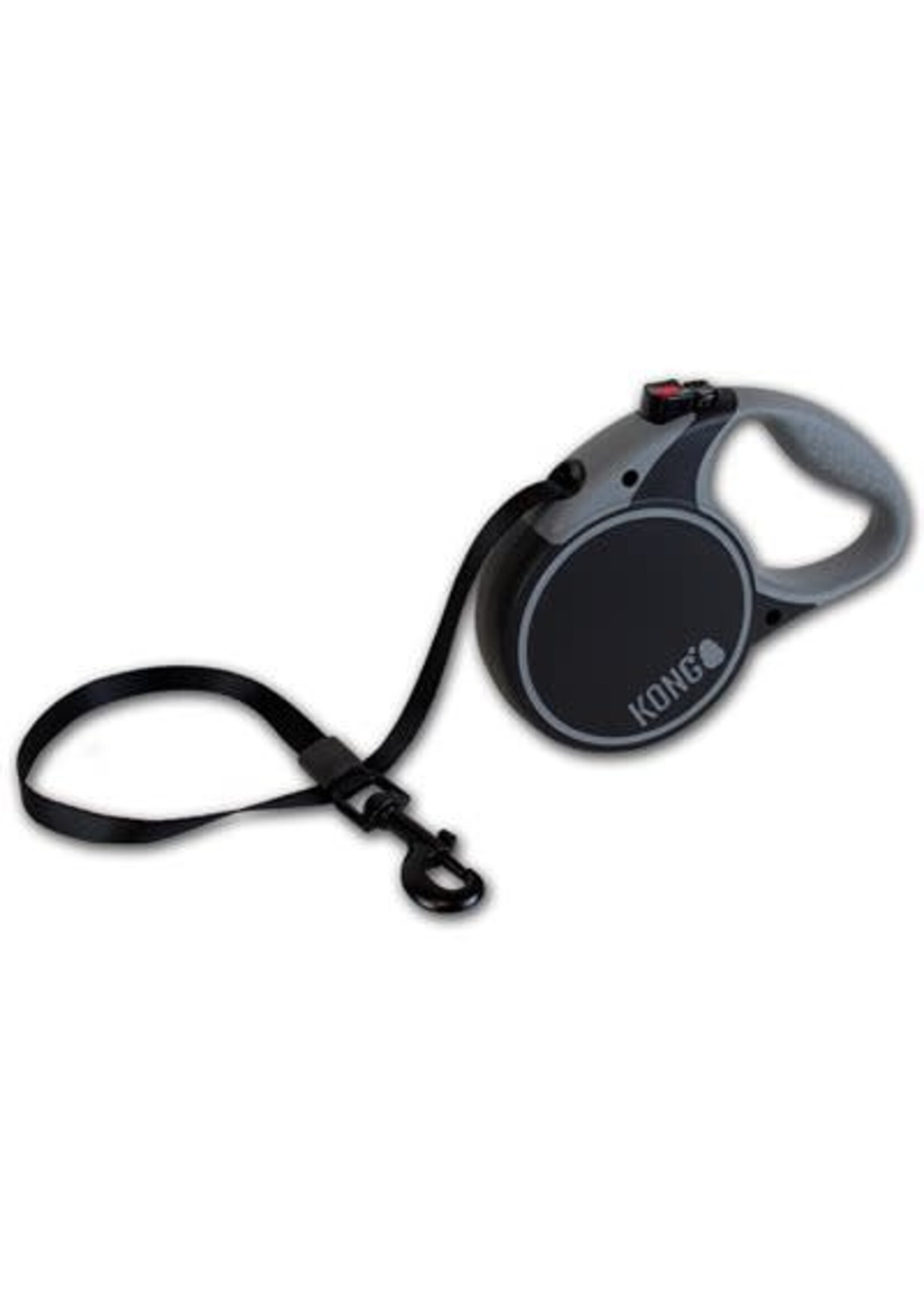 KONG KONG LAISSE RETRACTABLE RUBAN MEDIUM GRIS 5M JUSQU'A 30KG