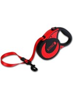 KONG KONG LAISSE RETRACTABLE RUBAN X-LARGE ROUGE 5M JUSQU'A 70 KG