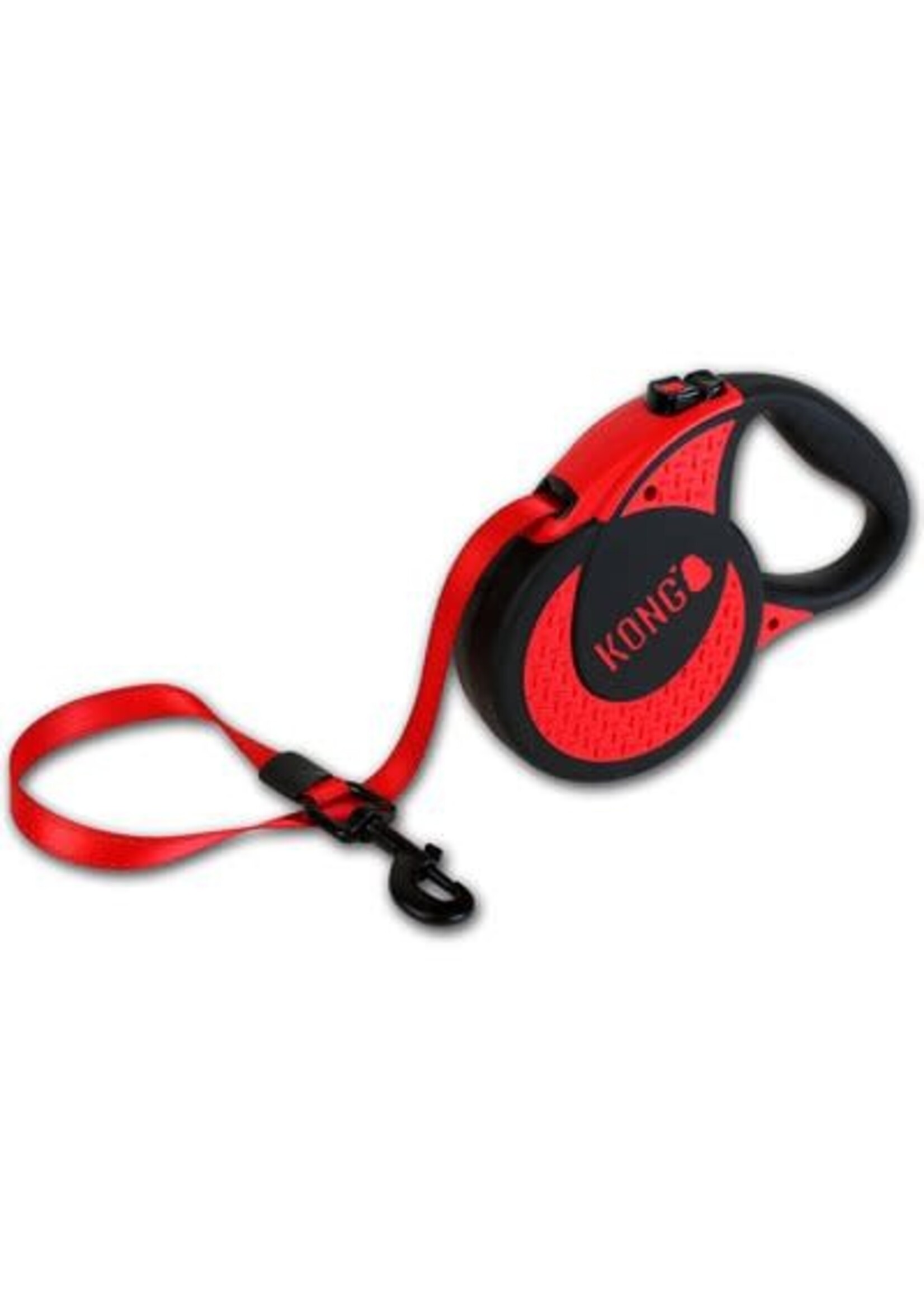 KONG KONG LAISSE RETRACTABLE RUBAN X-LARGE ROUGE 5M JUSQU'A 70 KG