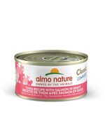 ALMO NATURE ALMO CLASSIC COMPLETE CHAT 70G THON SAUMON EN SAUCE