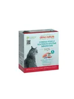 ALMO NATURE ALMO NATURE HQS CHAT FORMULE  6X50G IMMUNITAIRE POULET BLEUET EN SAUCE