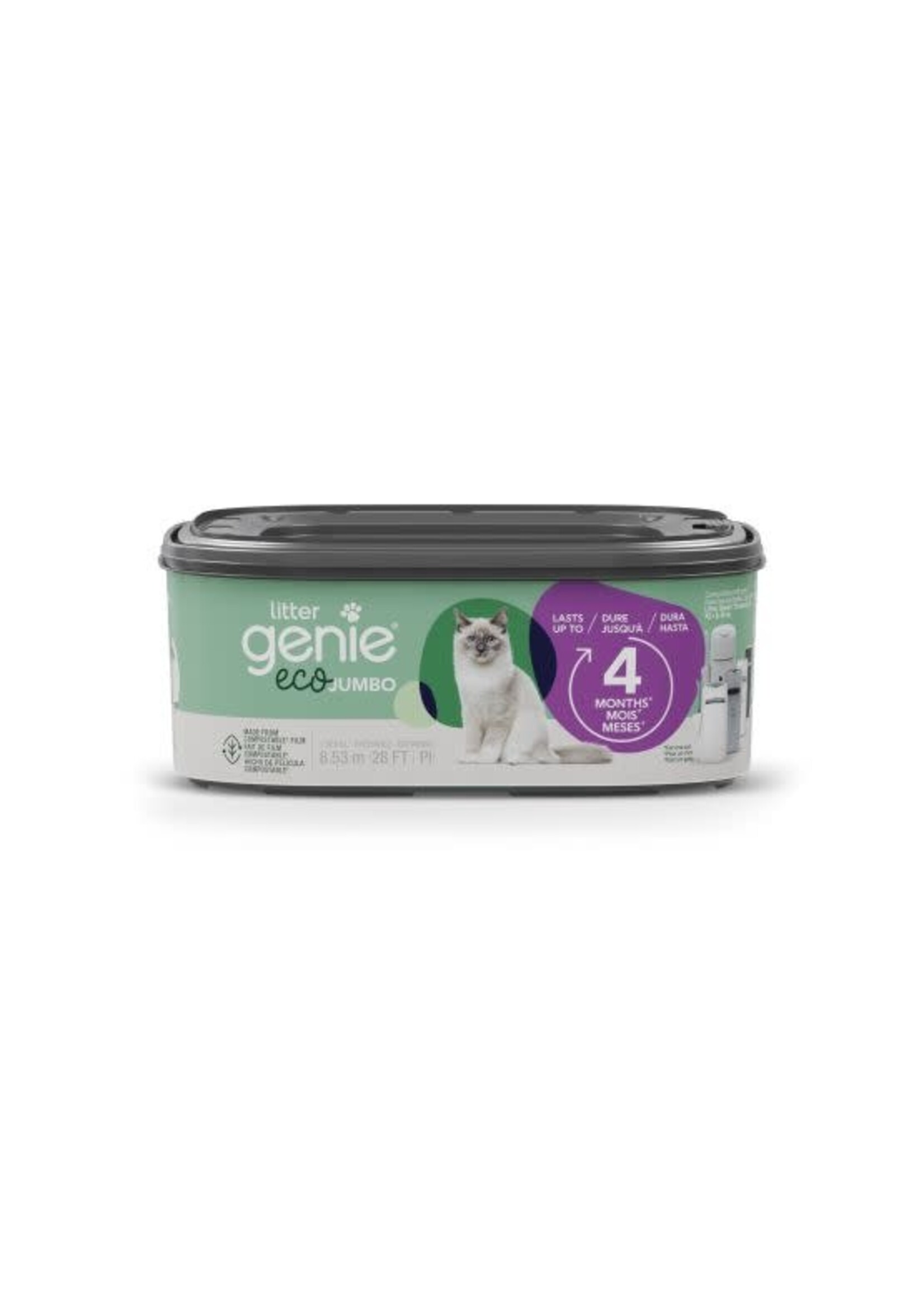 LITTER GENIE RECHARGE  ECO JUMBO 4 MOIS