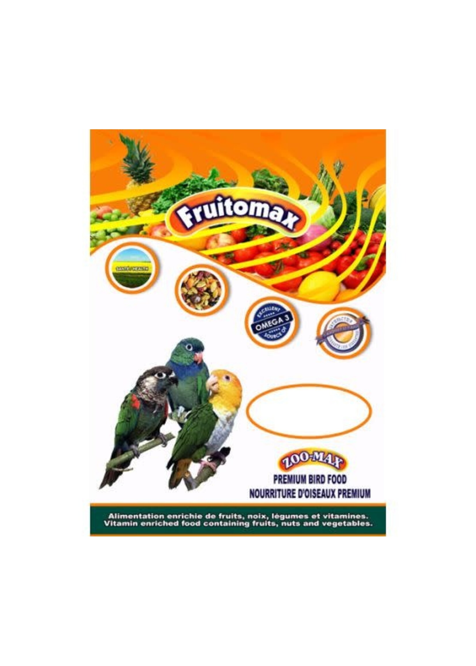 ZOO-MAX ZOOMAX FRUITOMAX CONURE & PETIT PERROQUET