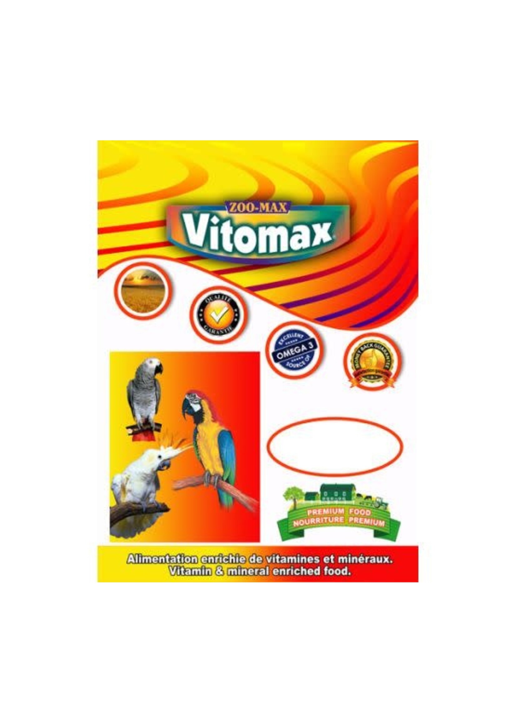 ZOO-MAX ZOOMAX VITOMAX GRAIN PERROQUET