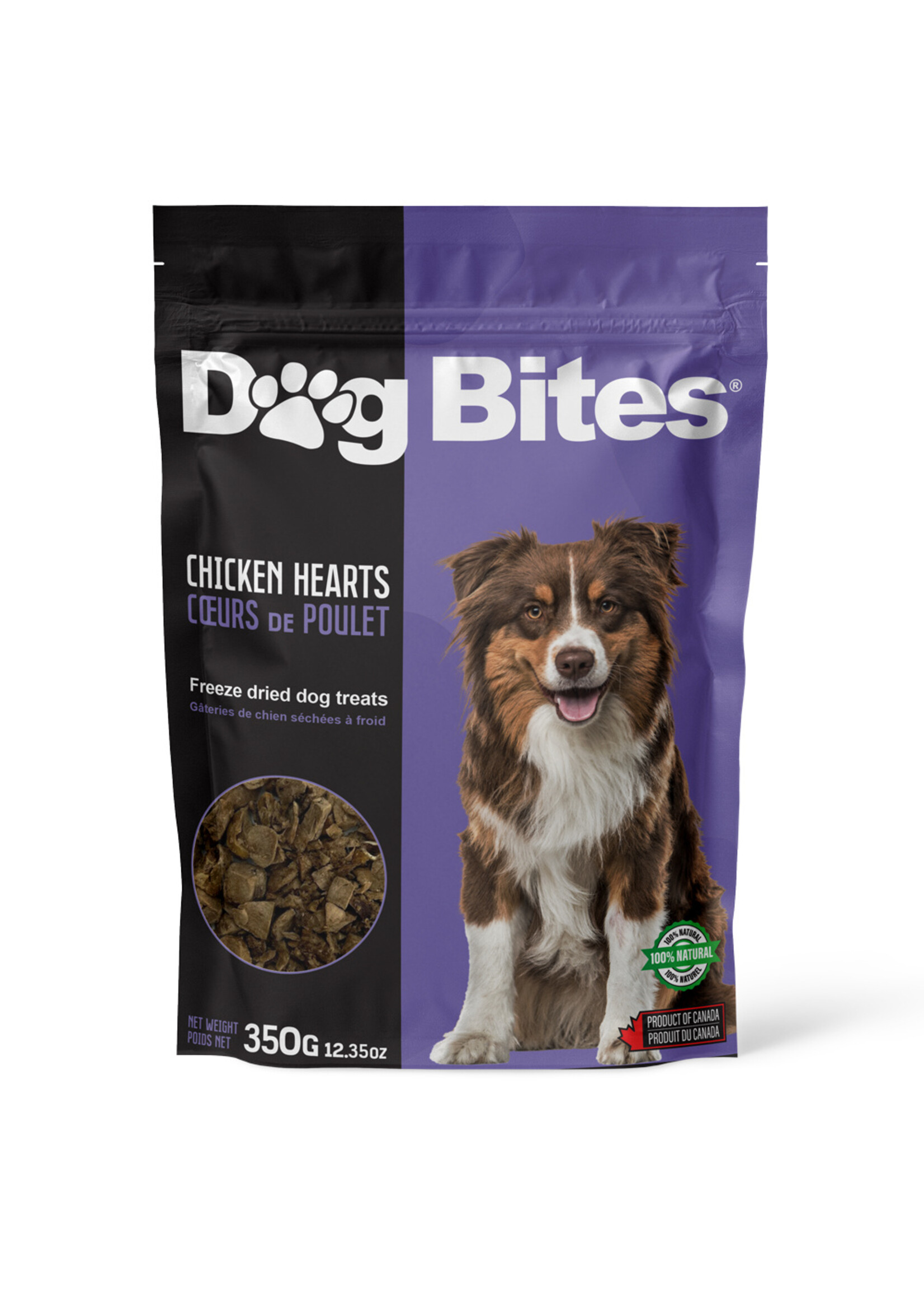 DOG BITES COEURS DE POULET 175G