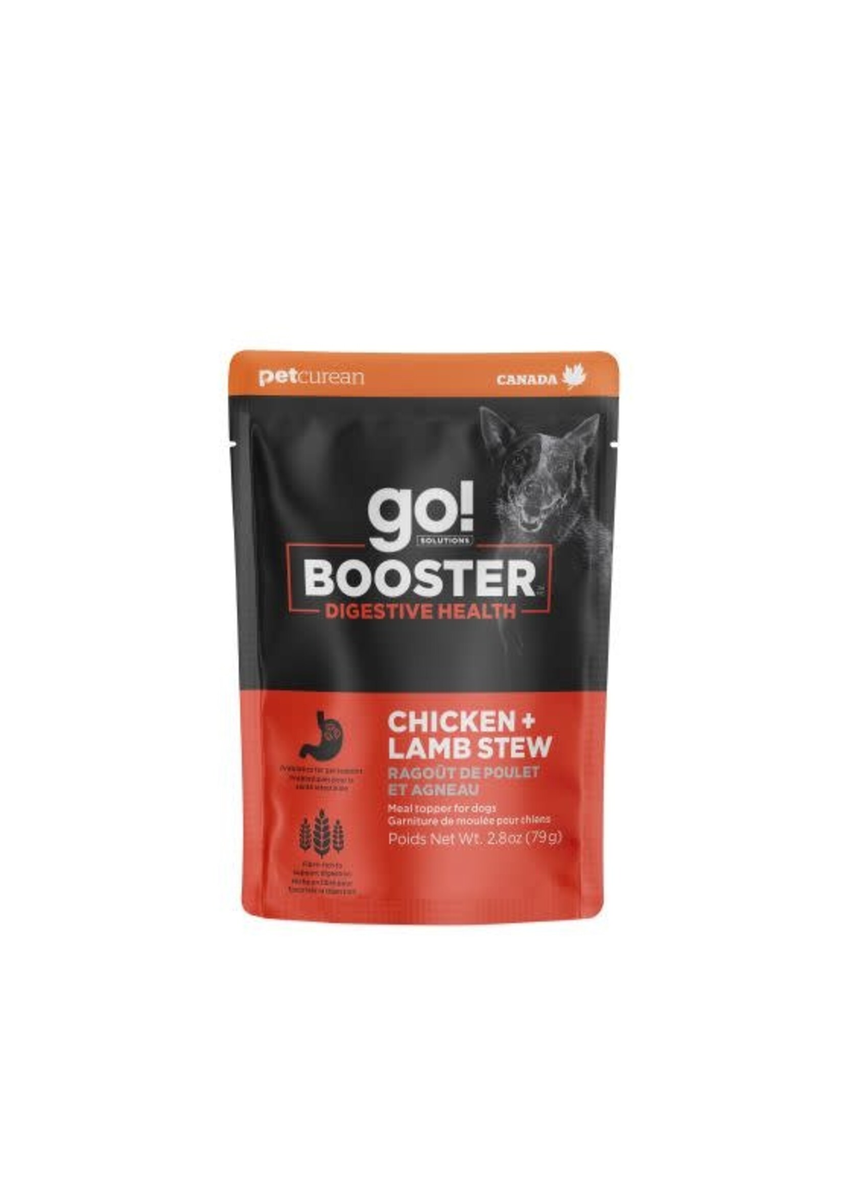GO! SOLUTIONS GO BOOSTER CHIEN DIGESTION RAGOUT POULET ET AGNEAU 2.8OZ
