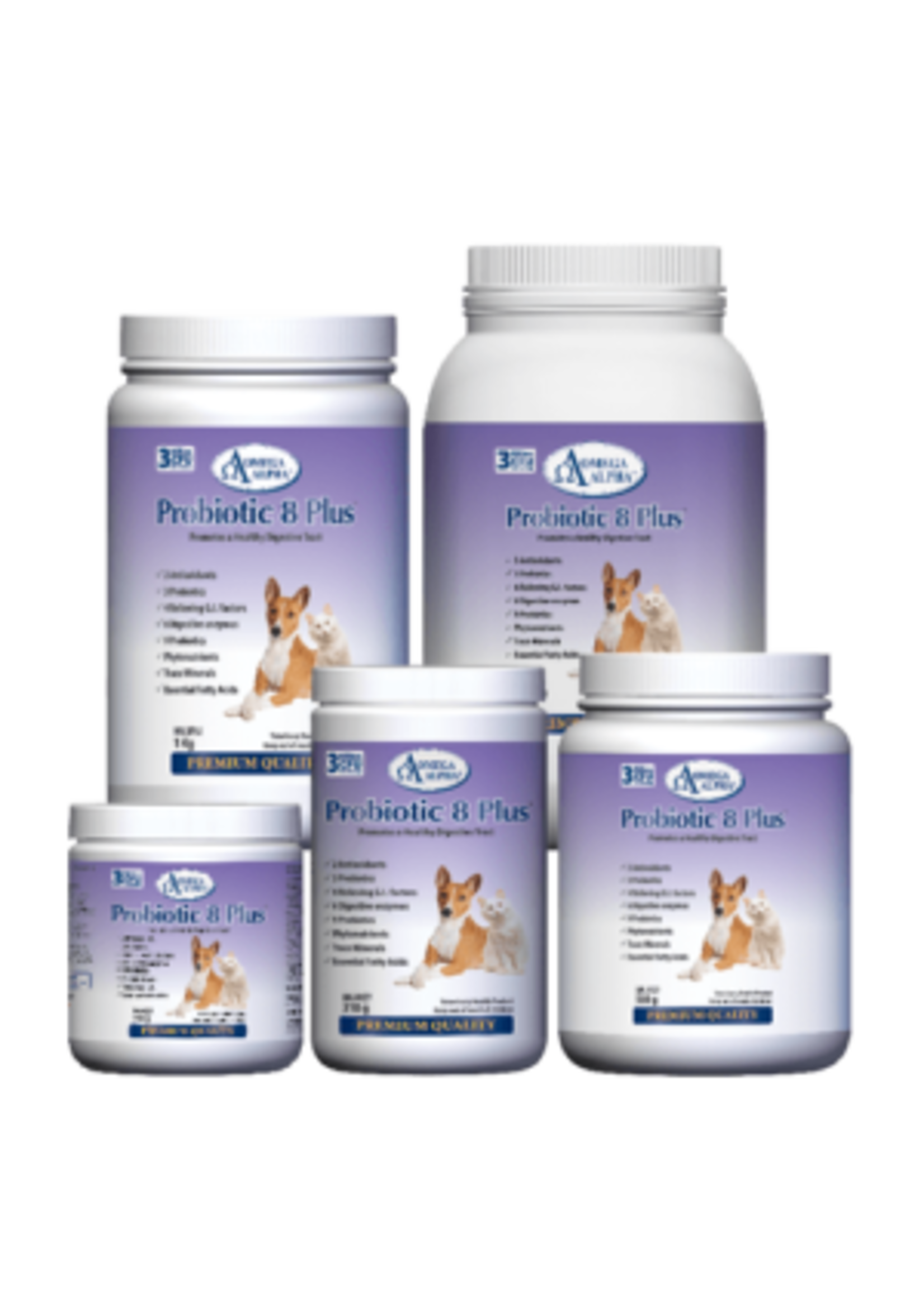OMEGA ALPHA OMEGA ALPHA CHIEN/CHAT PROBIOTIC 8 PLUS 310G