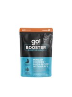 GO! SOLUTIONS GO BOOSTER CHAT DIGESTION POULET ET CANARD HACHÉ AVEC SAUCE 2.5OZ