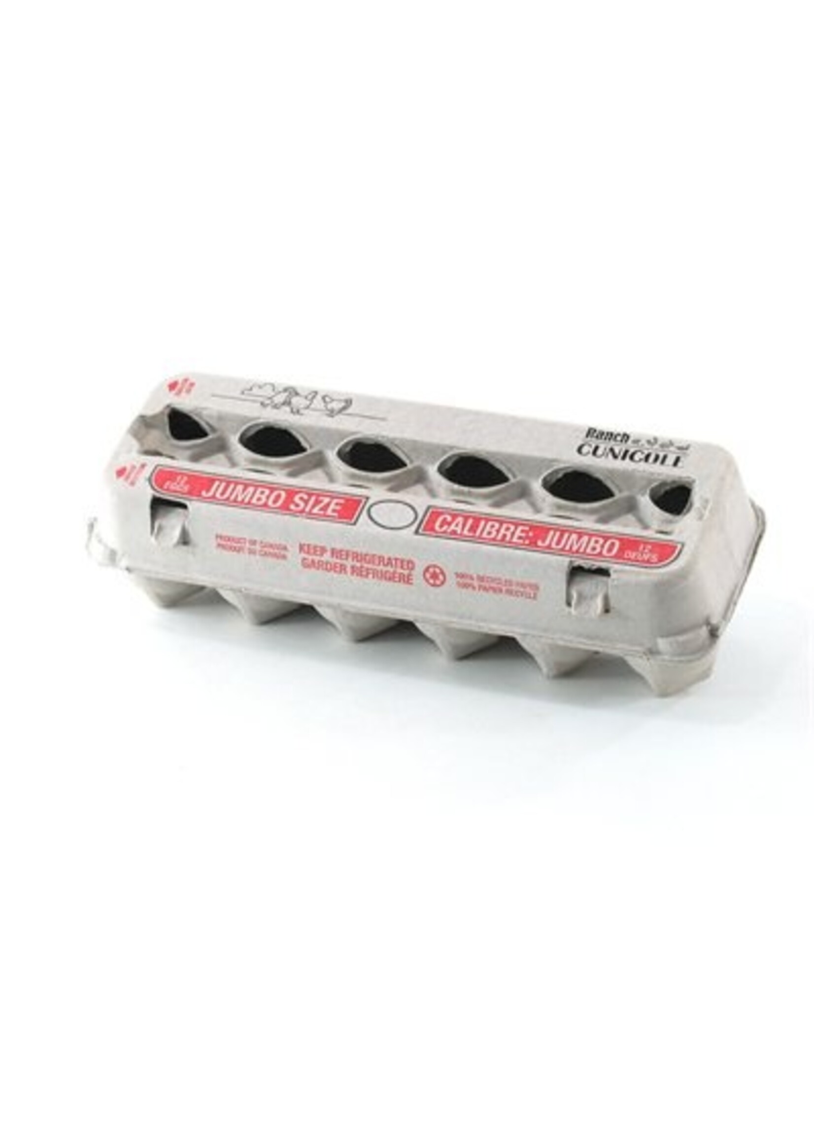RANCH CUNICOLE RC CARTON OEUFS POULE FORMAT JUMBO