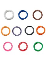 RANCH CUNICOLE BAGUE POULES PLASTIC COULEUR VARIÉS 11/16"