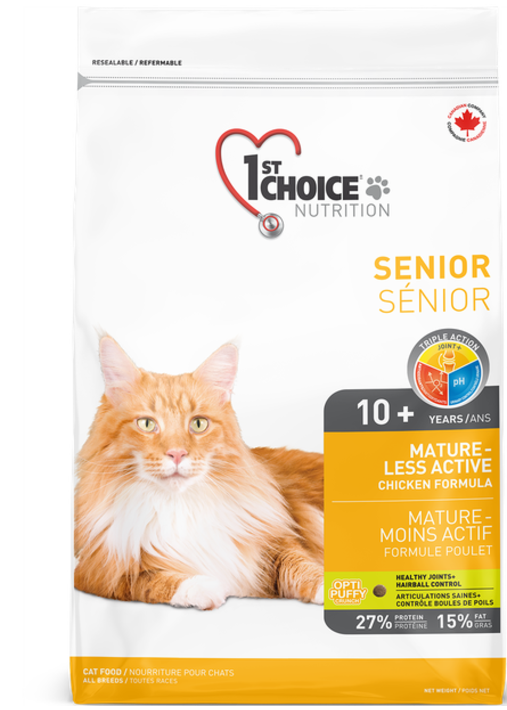 1ST CHOICE 1ST CHOICE CHAT SENIOR AU POULET