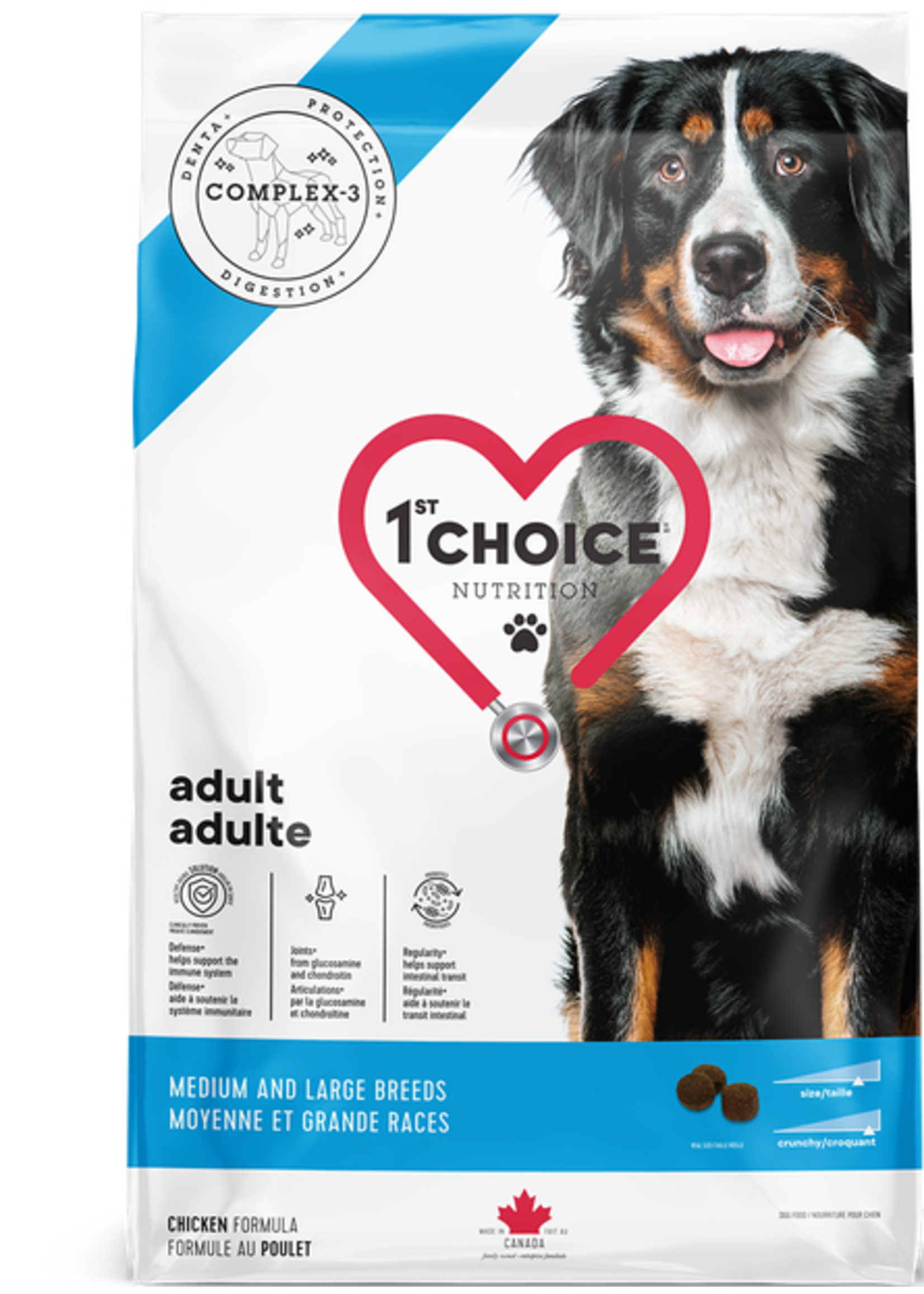 1ST CHOICE 1ST CHOICE CHIEN MOYENNE ET GRANDE RACE