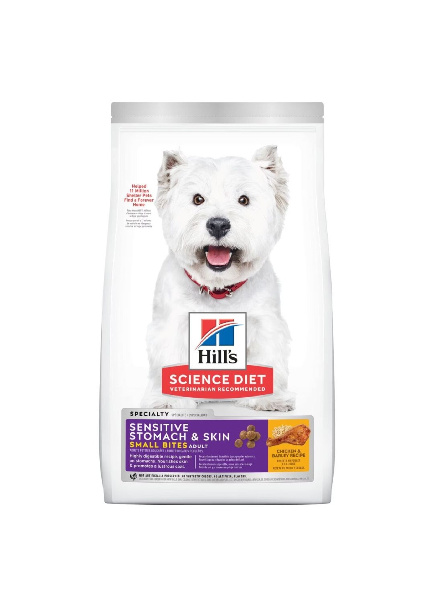 SCIENCE DIET SCIENCE DIET CHIEN PEAU/ESTOMAC PETITE BOUCHE 30 LBS