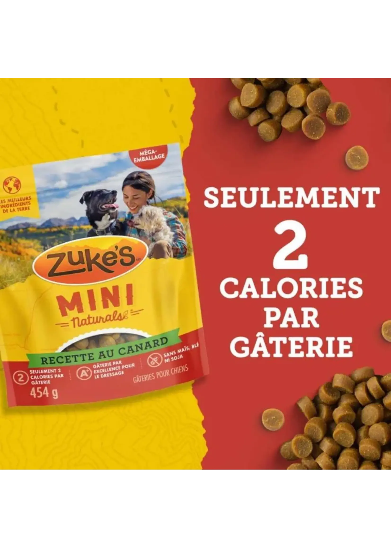 ZUKE'S ZUKE'S MINI NATURALS GATERIE CHIEN CANARD