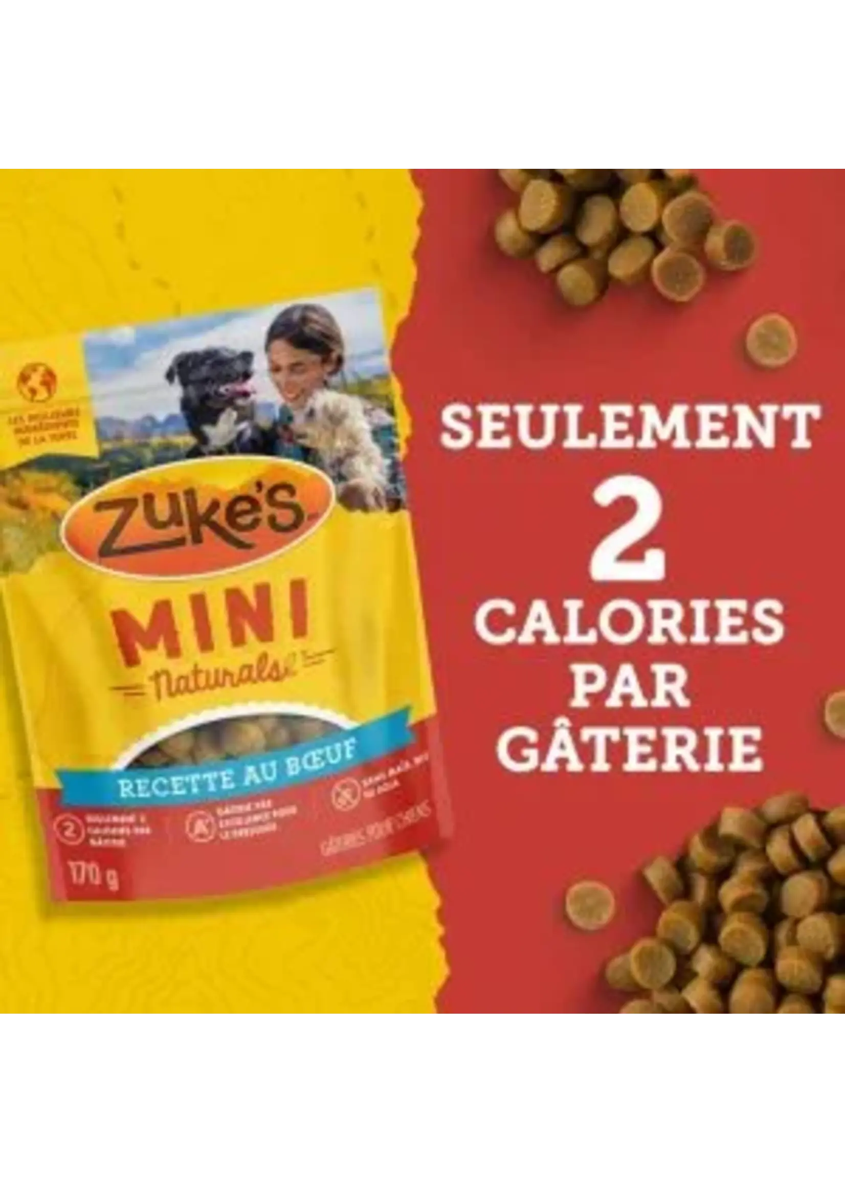 ZUKE'S ZUKE'S MINI NATURALS GATERIE CHIEN BOEUF