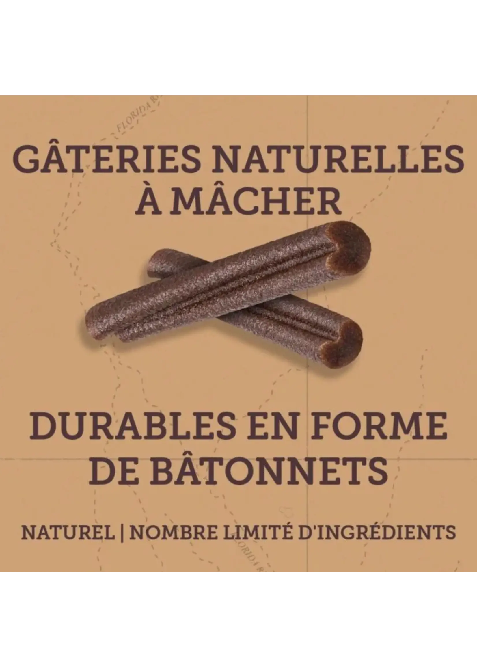 ZUKE'S ZUKE'S BATONNET GATERIE CHIEN AU BOEUF