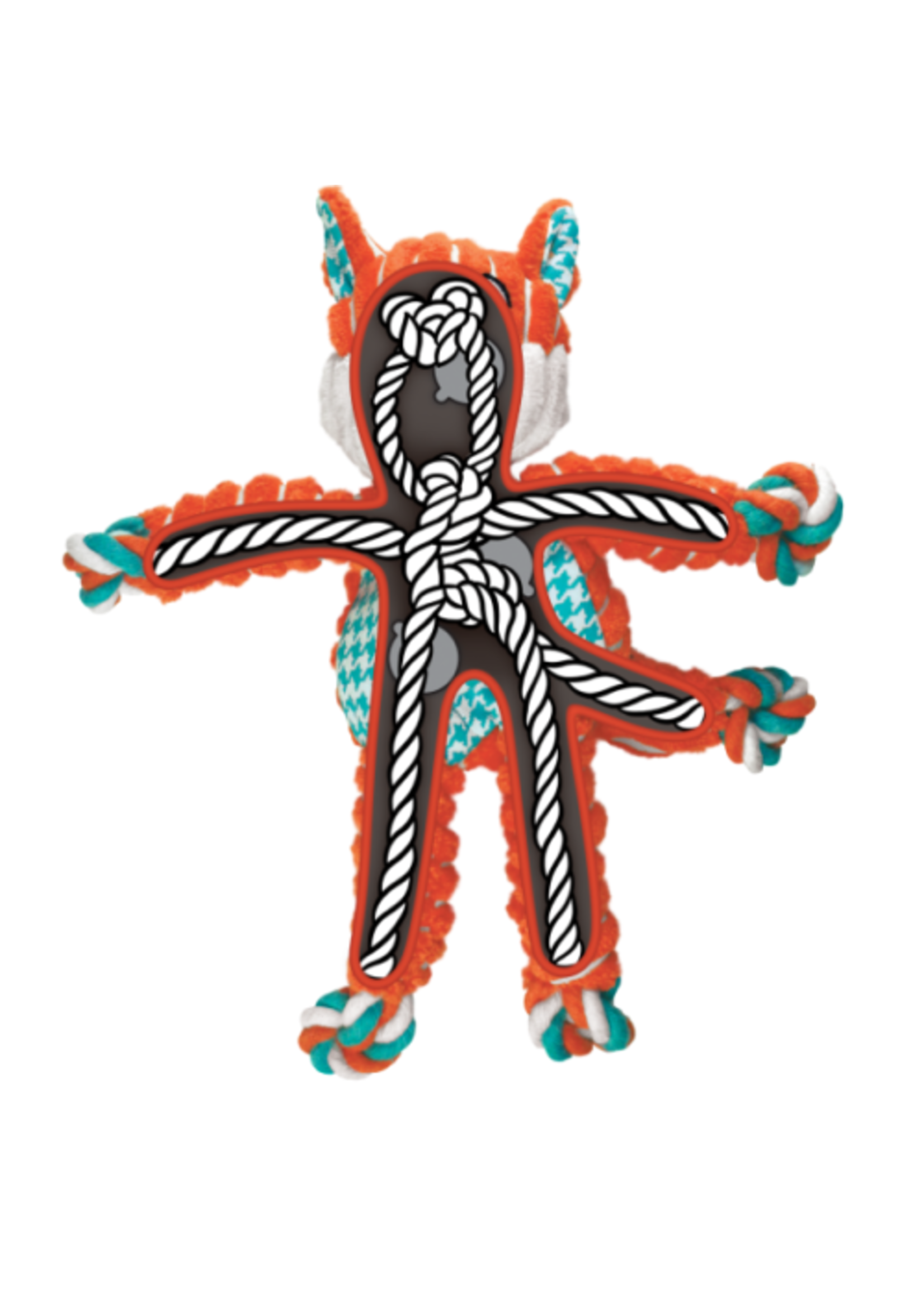 KONG KONG FLOPPY KNOTS RENARD XL