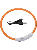 COLLIER LUMINEUX 24'' ORANGE RECHARGE USB