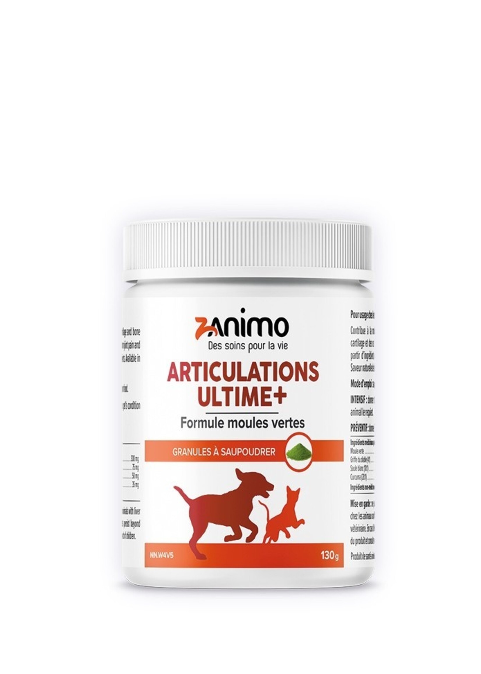 ZANIMO ZANIMO ULTIME+ MOULE VERTE - ARTICULATIONS, POUR CHIEN ET CHAT 160g