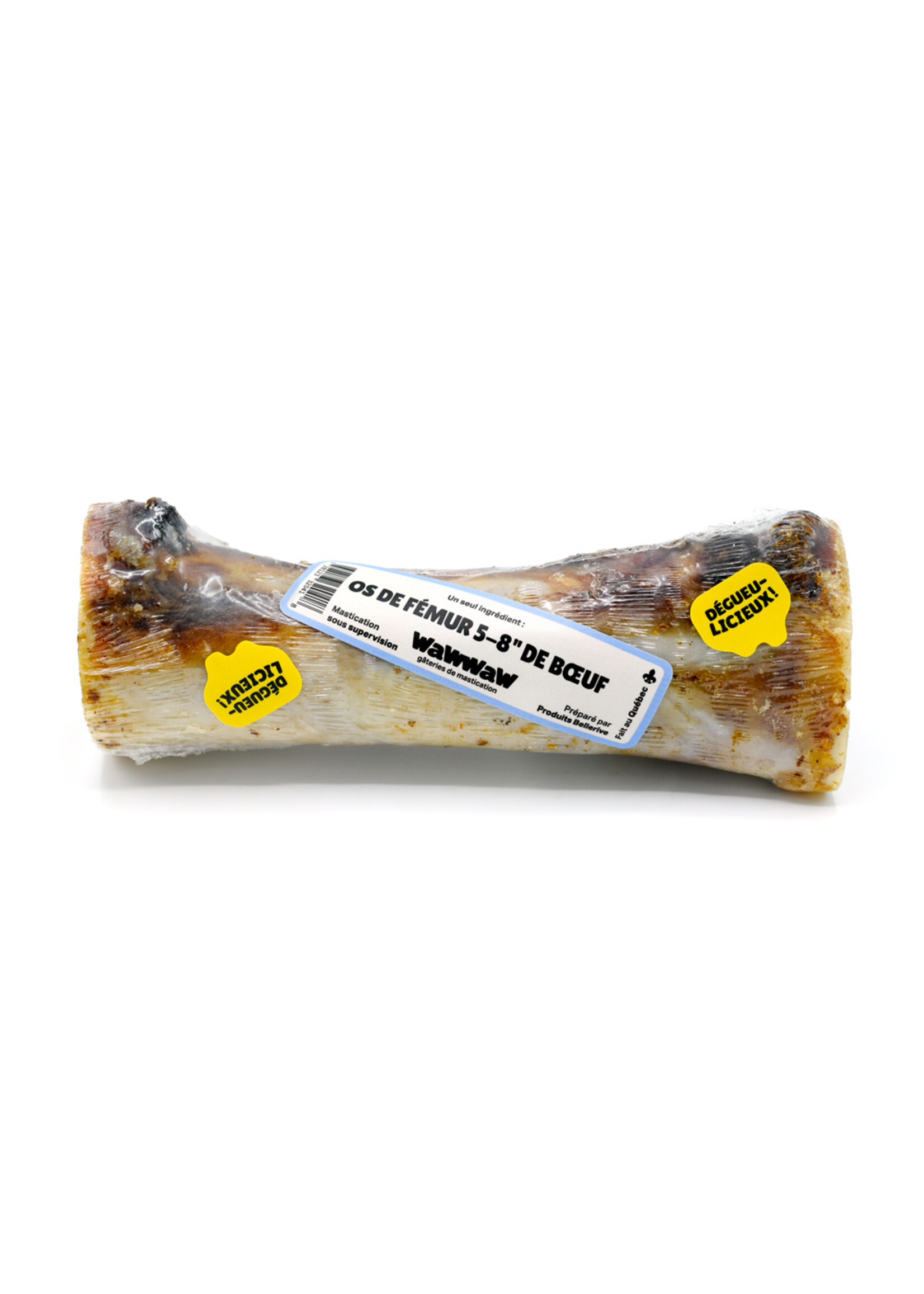 BELLERIVE WAWWAW GATERIE CHIEN OS DE FEMUR BOEUF 5-8''